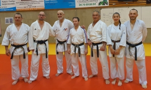 Jacques Tapol, une star du karaté français, en stage à Yssingeaux