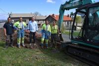 Bessamorel : des travaux sur le réseau d&#039;eau dans le bourg